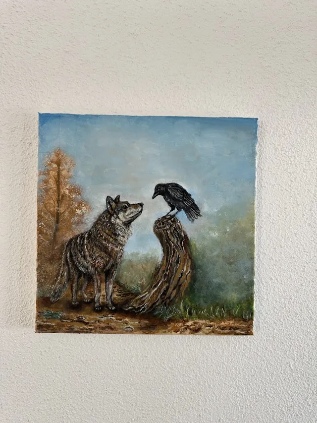 Bündnis im Wald – Acryl