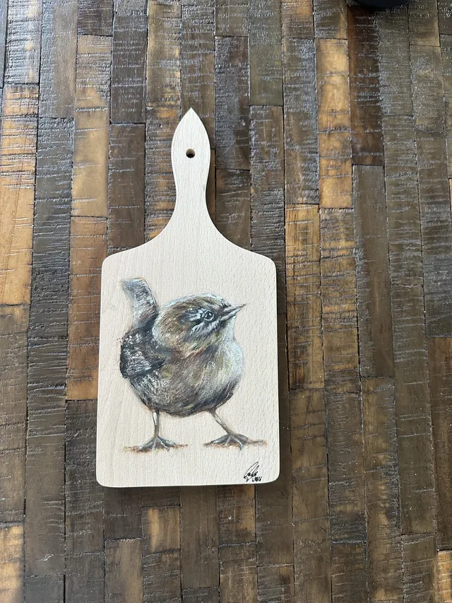 Die Zärtlichkeit – Acryl auf Holz