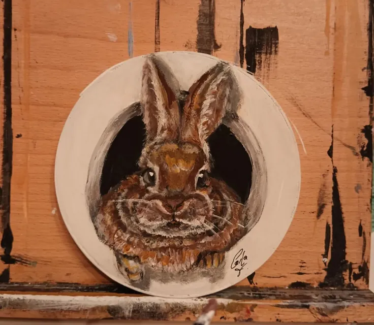 Kaninchen – Acryl