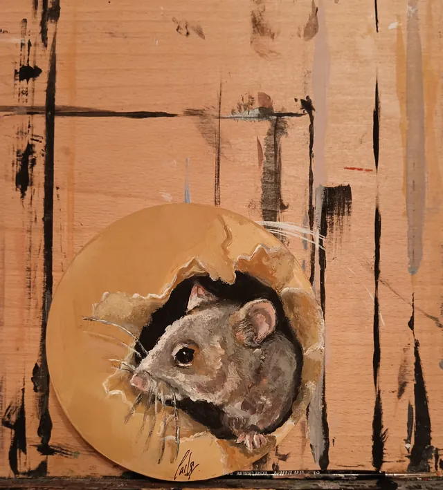 Ratte – Acryl